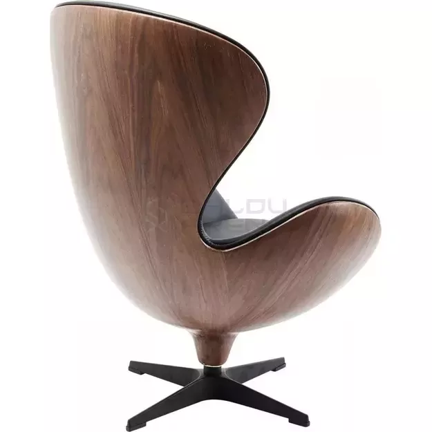 Sukamas krėslas Lounge Black Walnut