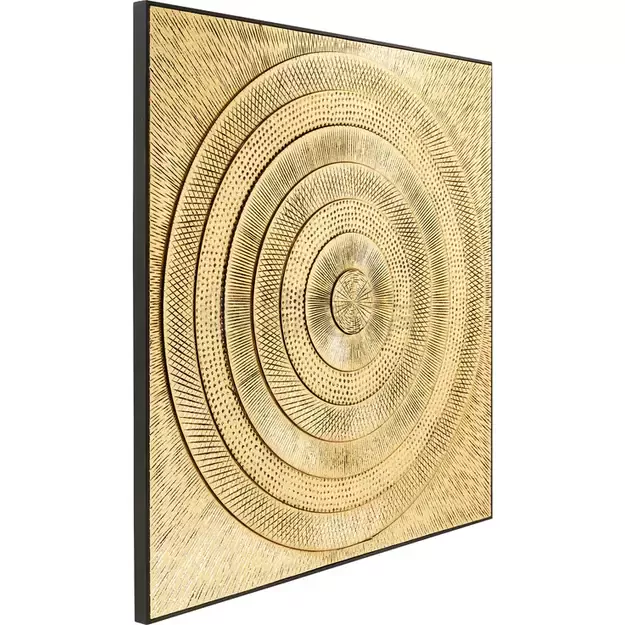 Sienos dekoracija Circle Gold 120x120cm