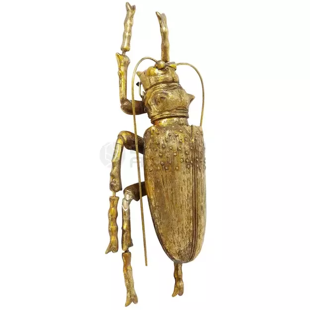 Sienos dekoracija Longicorn Beetle Gold