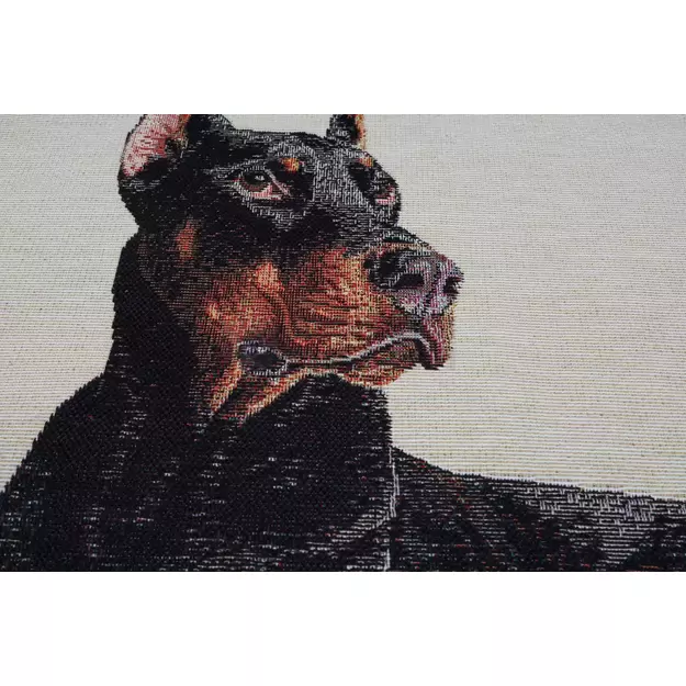 Pagalvės užvalkalas Dobermanas 45x45 cm