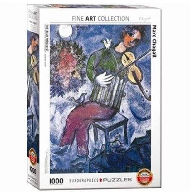 Dėlionė Mėlynasis smuikininkas Marc Chagall 1000d. 