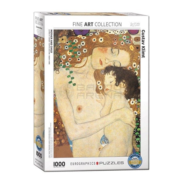 Dėlionė "Motina ir vaikas" Gustav Klimt. 1000 detalių 