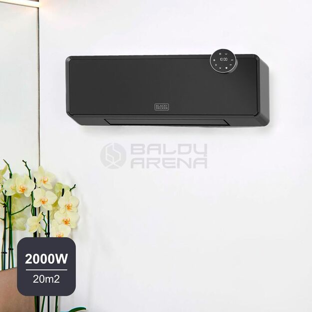 Šildytuvas Black & Decker BXWSH2001E Juoda