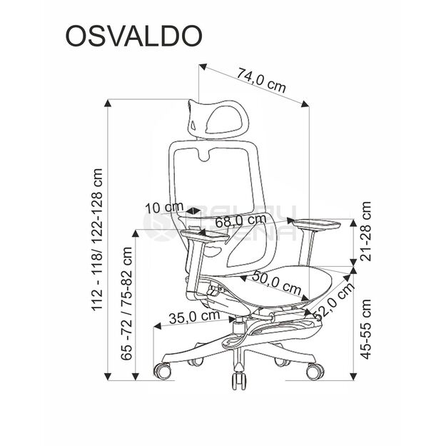 Darbo kėdė OSVALDO