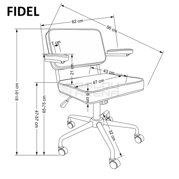 Darbo kėdė FIDEL