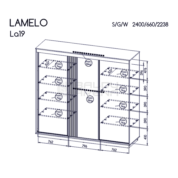   Spinta Lamelo LA19