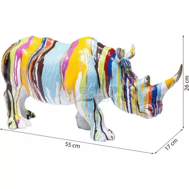 Dekoratyvinė skulptūrėlė Rhino Colore 26cm