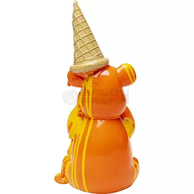 Dekoratyvinė statulėlė Sitting Gelato Bear Orange 37cm