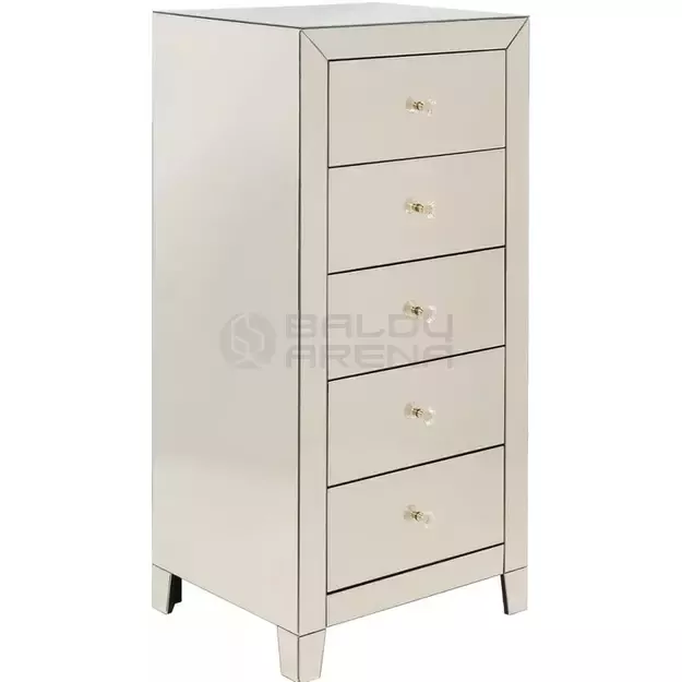 Komoda Luxury Champagne 5 Drawers