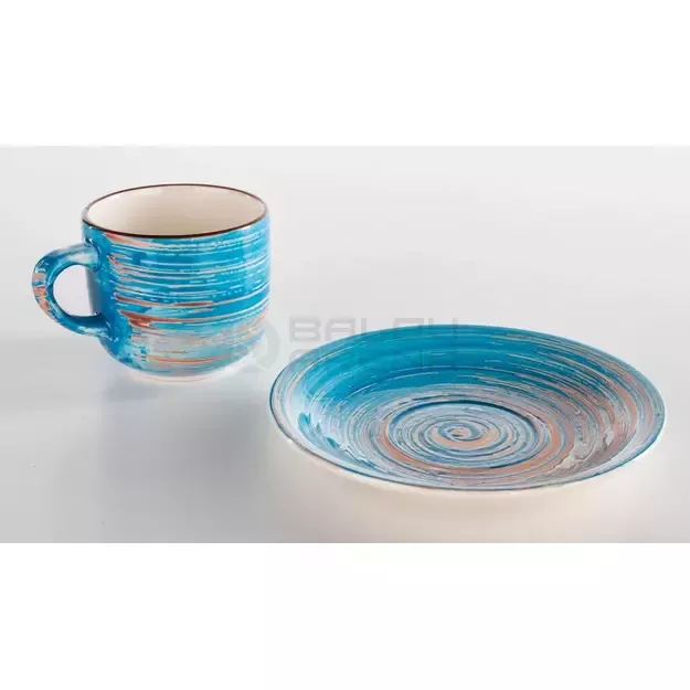 Kavos puodelis Swirl Blue (2/Set)