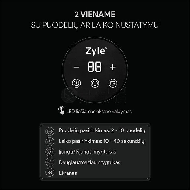 Kavamalė su girnomis Zyle ZY007CG, 160 W