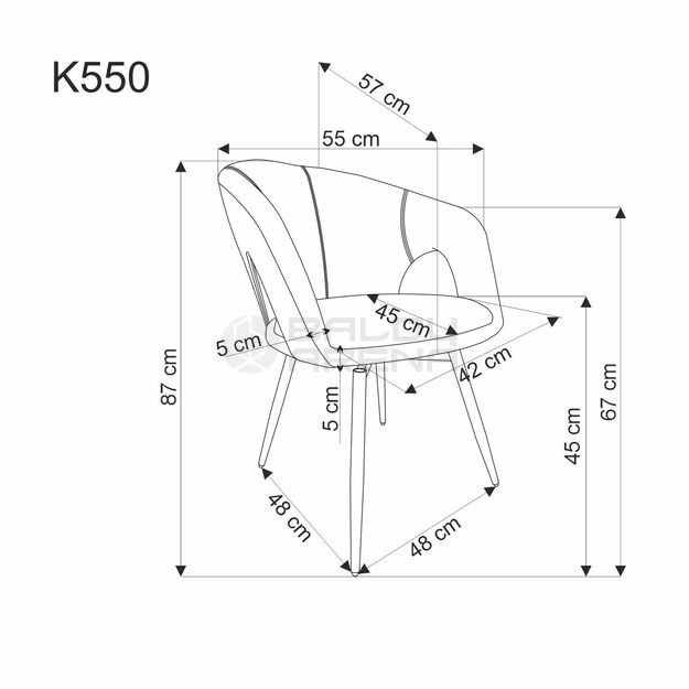 Kėdė K-550