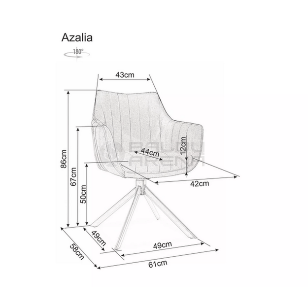 Kėdė AZALIA BUFFALO