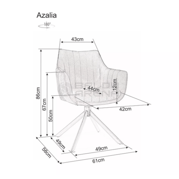 Kėdė AZALIA VELVET