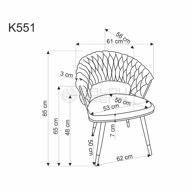 Kėdė K-551