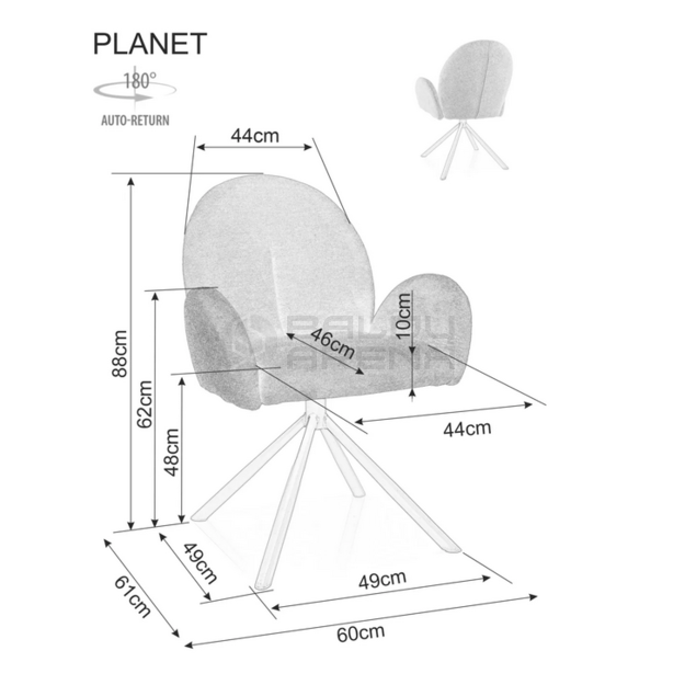 Kėdė PLANET RAVEN