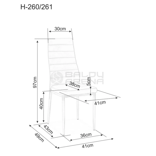 Kėdė H-261 BIS ALU