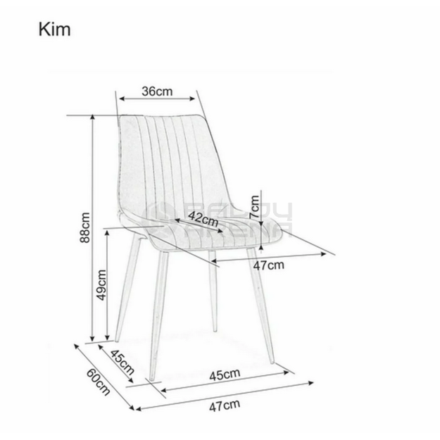 Kėdė KIM VELVET