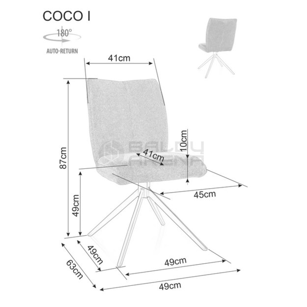 Kėdė COCO I VARDO