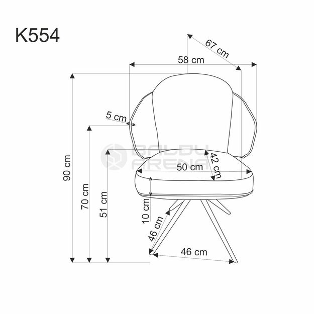 Kėdė K-554