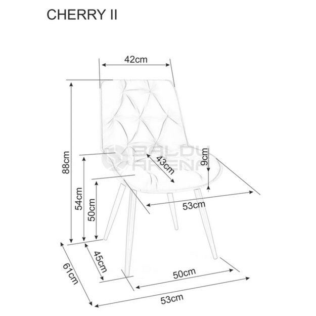 Kėdė CHERRY II VELVET