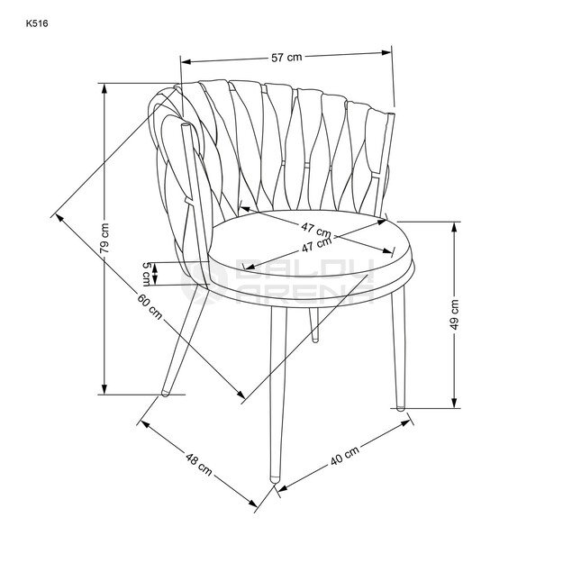   Kėdė K-516