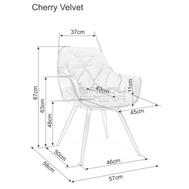 Kėdė CHERRY VELVET